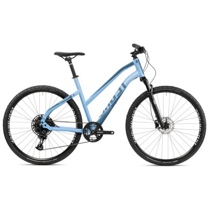 Ghost Square Cross Essential Mid - Women Cross Bike - 2024 - Blue Grey / Dirty Blue Matt