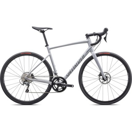 Specialized Allez E5 Disc Sport - Road Bike - 2024 - Gloss Dove Grey / Cool Grey / Chameleon Lapis