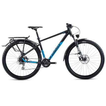 Ghost Kato Eq - 29" Mountain Bike - 2023 - Black Matt / Bright Blue