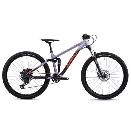 Ghost Riot Youth Pro - 27.5" Youth Mountainbike - 2024 - Purple Grey / Matt Black / Monarch Orange