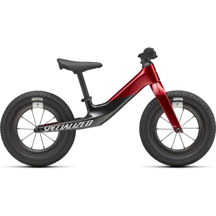 Specialized Hotwalk Carbon - 12" Children'S Balance Bike - 2024 - Red Tint Flake Silver / Carbon / Gold Pearl