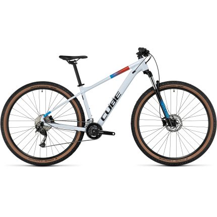 Cube Aim Slx - Mountainbike - 2023 - White / Blue / Red
