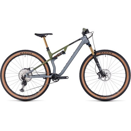 Cube Ams One11 C:68X Tm - 29" Carbon Mountainbike - 2023 - Flashgrey / Olive
