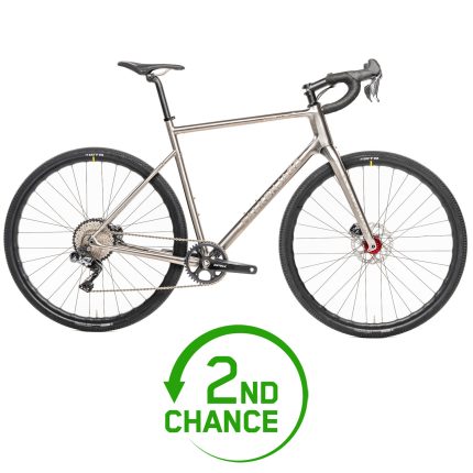 Falkenjagd Aristos R Gravel - Shimano Grx Di2 - Titanium Bike - 2024 - Titanium - 2Nd Choice