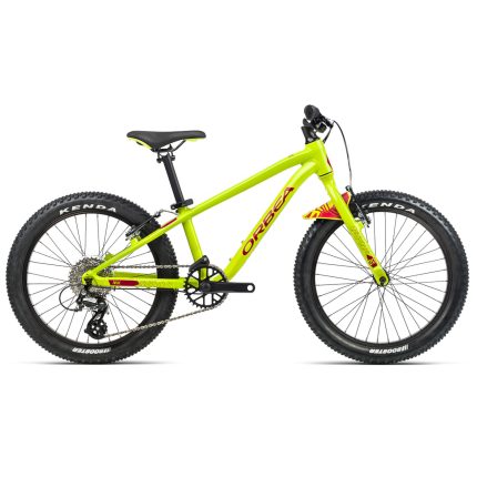 Orbea Mx 20 Team - 20" Kids Bike - 2023 - Lime Green - Red (Gloss)