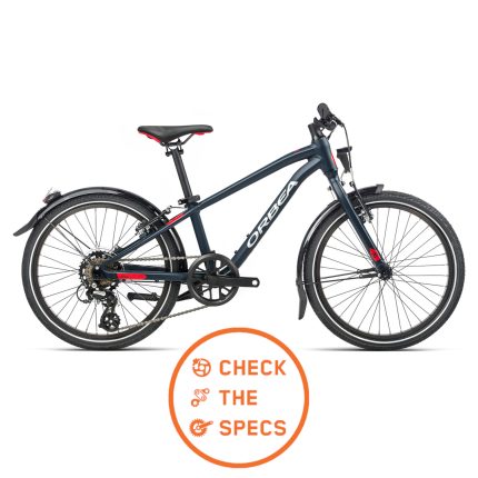 Orbea Mx 20 Park - 20 Inches Kids Bike - 2022 - Indigo Blue (Matte) - Bright Red (Gloss) A01