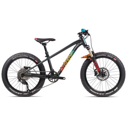 Orbea Laufey H20 - 20" Kids Mountainbike - 2023 - Black (Matt) - Rainbow