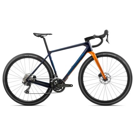 Orbea Terra M30 Team - Grx Rx810 Gravel Bike - 2023 - Blue Carbon / Leo Orange