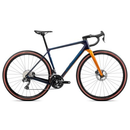Orbea Terra M20I Team - Grx Rx815 Gravel Bike - 2023 - Blue Carbon / Leo Orange