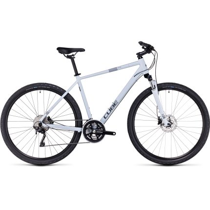 Cube Nature Pro - Cross Bike - 2023 - Frostwhite / Grey A00