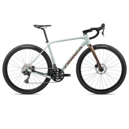 Orbea Terra H30 - Gravel Bike - 2024 - Blue Stone (Gloss) - Copper (Matt)